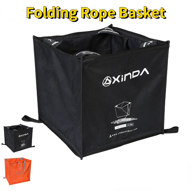 

Climbing Rope Box Climbing Tree Basket Rope Storage Basket Folding Rope Box Climbing Tree Throwing Rope Frame