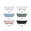 67" Freestanding Luxury Bathtub Cast Iron Double Ended Enamel Claw Paw Feet Tub Multi-Color Custom Built sw1022 3