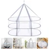 Hanging Sweater Dryer Three Tier Drying Rack Foldable Clothes Durable 3-Layer Holder 1