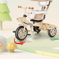 Tricycle pour enfants de 1 à 5 ans, poussette pour bébé, vélo à pousser à la main 5