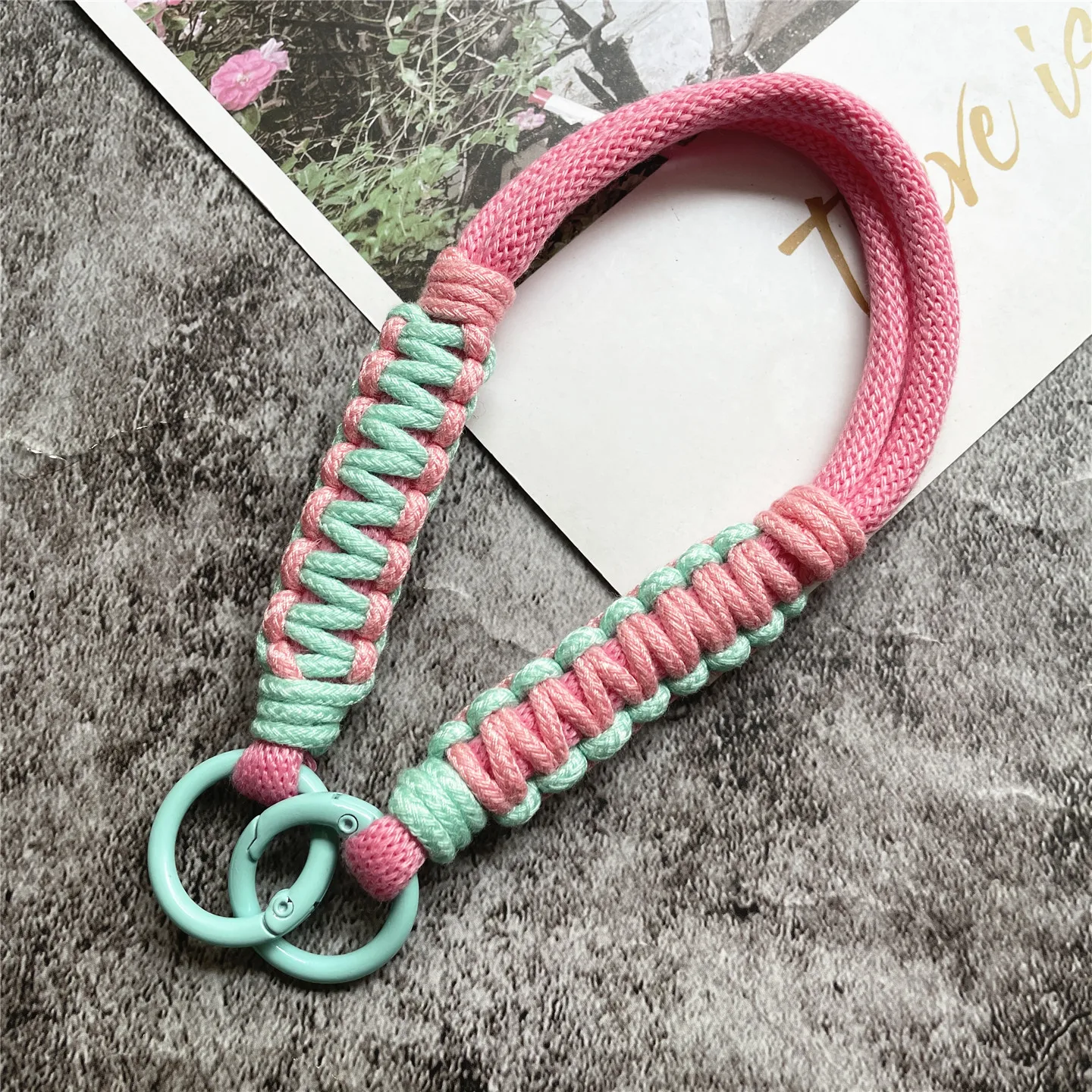Cotton Wrist Strap Lanyard for Phone Accessories – Soft, Decorative Hanging Cord