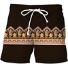 New Summer 3D Digital Printed Beach Pants Loose Casual Drawstring Shorts For Men Clothes Quick-dry Cool Ice Shorts Homme Trunks 3