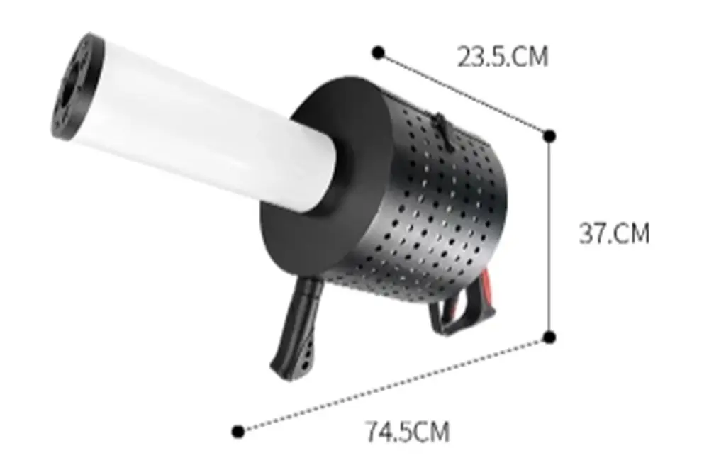 Stage Equipment CO2 Gas Column Color Paper Spray Gun Color Dj Fog Column Spray G