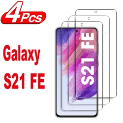 Premium 9H Tempered Glass Screen Protector Film (2/4 Pack) - 2 Pieces (Galaxy S21 FE 5G)