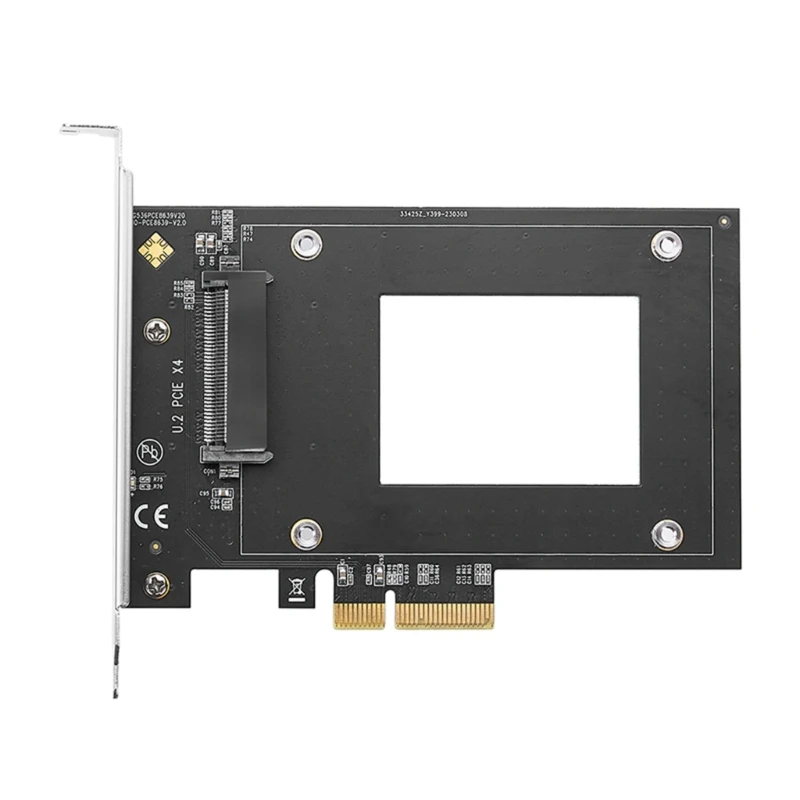 

Переходник с U.2 на PCIe Riser PCI Express X4/X8/X16 на U.2 SFF-8639 Плата расширения NVMe SSD Адаптер для жесткого диска PCIE