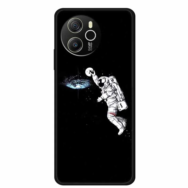 Black Silicone Soft Back Protective Case Cover