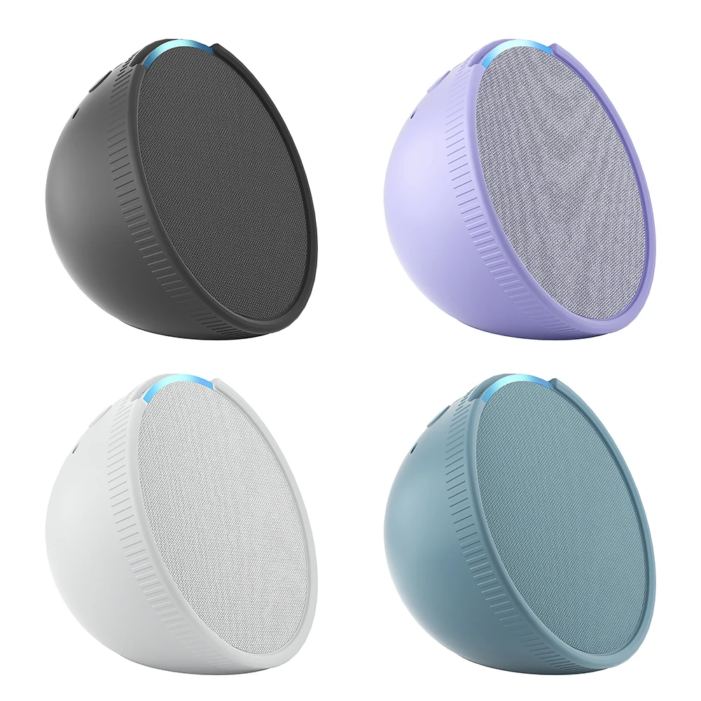 Custodia In Silicone Per Amazon Echo Pop 2023 - Copertura Impermeabile, Protezione 360&deg;, Verde