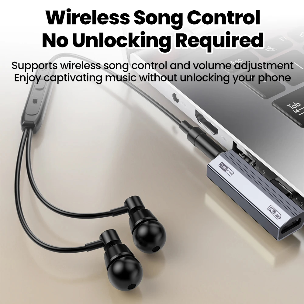 Universal USB-C to 3.5mm Audio and Charging Adapter – 2-in-1 10W/100W Fast Charge & Audio Converter