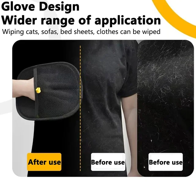 Static Removal Gloves Pet Grooming Gloves Efficient Grooming Gloves for Pets Remover Tools Accessories Brush Cat Accessories Pet 3