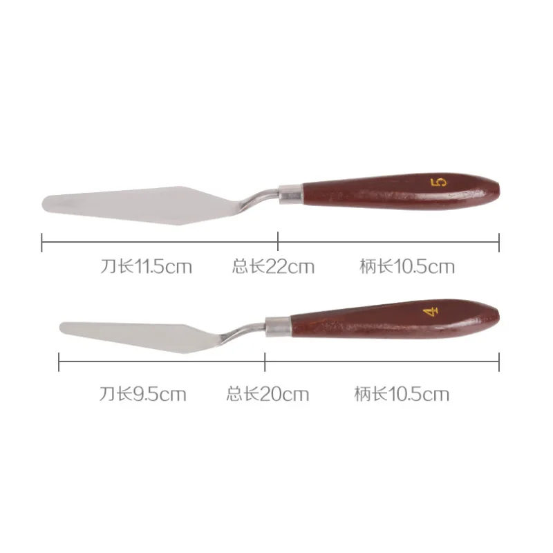 5pc Stainless Steel Oil Painting Knives Artist Crafts Spatula Palette Knife Oil Painting Mixing Knife Scraper Art Tools oil painting knife,oil painting scrapers