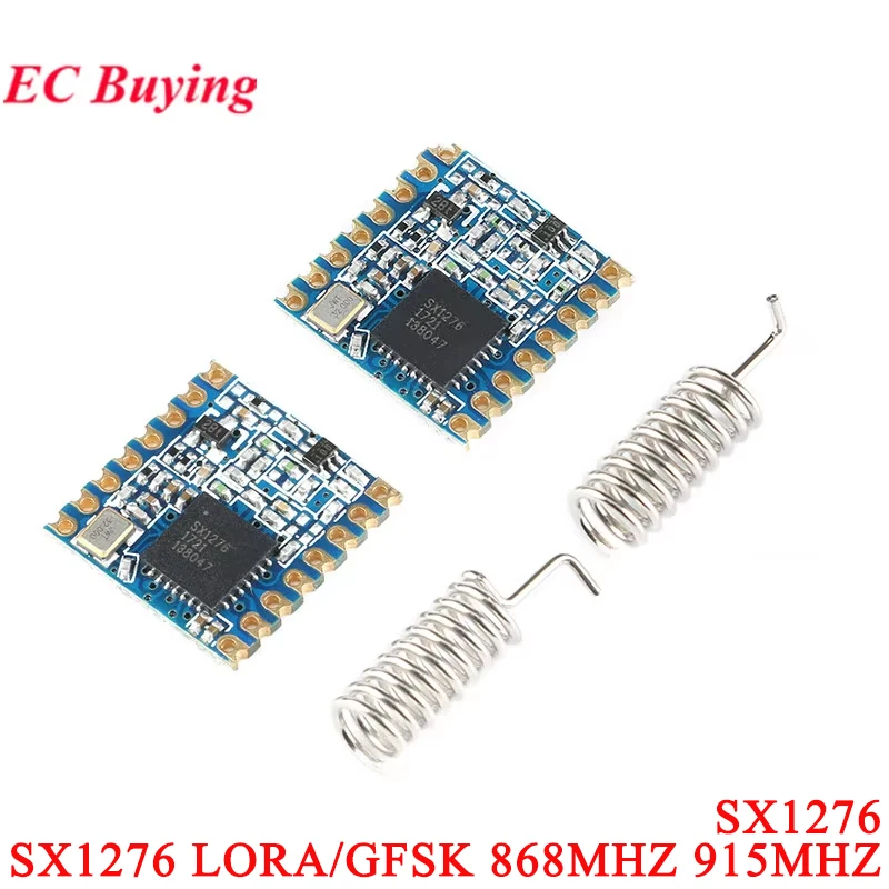 5Pcs/1pc SX1276 LORA/GFSK 868MHZ 915MHZ Wifi Transceiver Modul Spread Spectrum Long-Range drahtlose Kommunikation Antenne Chip