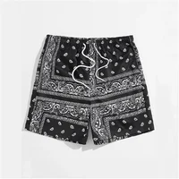 Trend Bandana Graphic Beach Short For Men Summer Fashion 3D Printed Swim Trunks Loose Casual Streetwear Hawaiian Short Pants 1