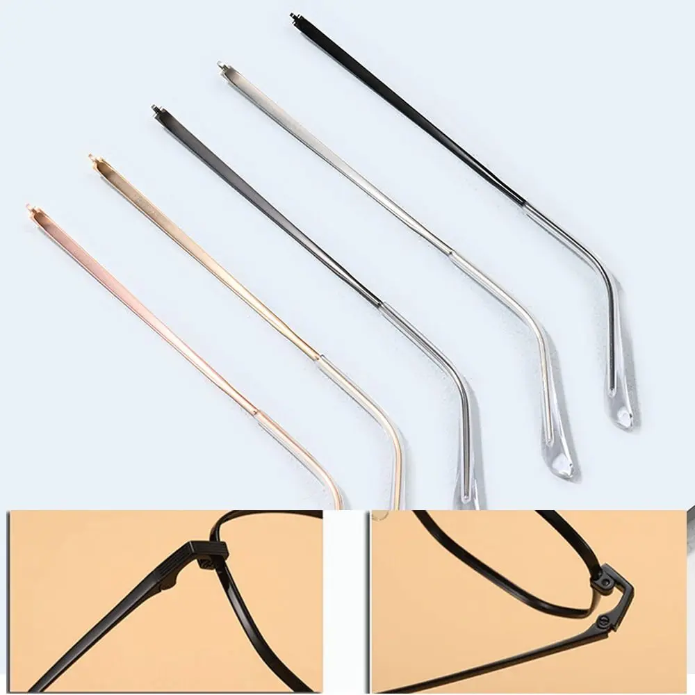 Transparent Foot Cover Glasses Arm Replacement Leg Sunglasses Eyeglasses Replacement Metal Leg Repair Eyewear Accessories 1 Pair Eyeglasses Frames Eyeglass Frames Square Sunglasses Square Eyeglasses Myopia Glasses Optical Glasses Eyeglasses Accessories
