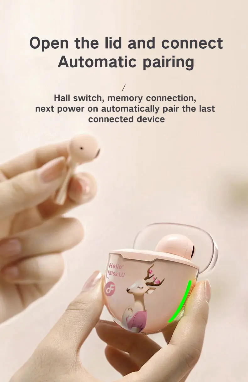 Fineblue HELLO'LU TWS Earbuds | True Wireless Earbuds Waterproof LED colorful light Fineblue HELLO'LU TWS Earbuds | True Wireless Earbuds Waterproof LED colorful light