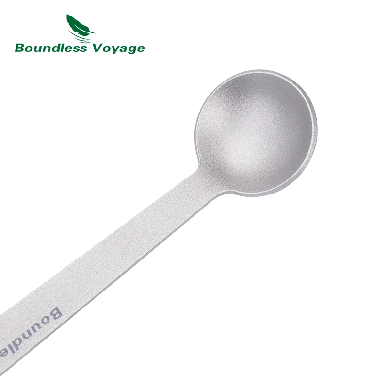 Boundless Voyage Titanium Mini Coffee Spoon Cocktail Stirring Spoons For Coffee Tea Dessert Ice Cream Cappuccino 5pcs Packed - 18 - View #2