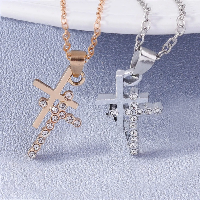 Aihua 2-teiliges Set Exquisite Kristall-Herz-Halskette für Frauen und Mädchen Geburtstagsgeschenk Schmucksets – Detail 9