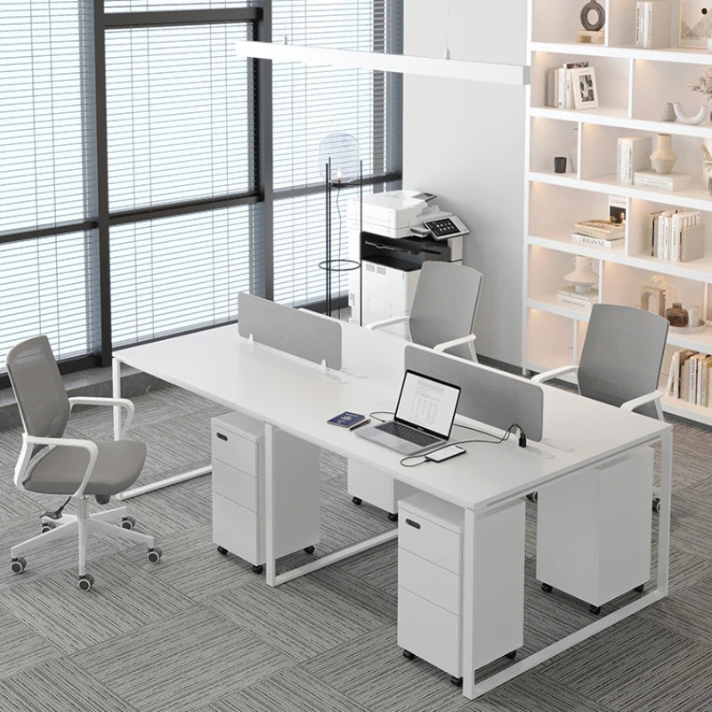 Staff Reception Work Desk Accessories Executive Corner Write Modern Desk Study Drawers Escritorio Ordenador Furniture HD50WD