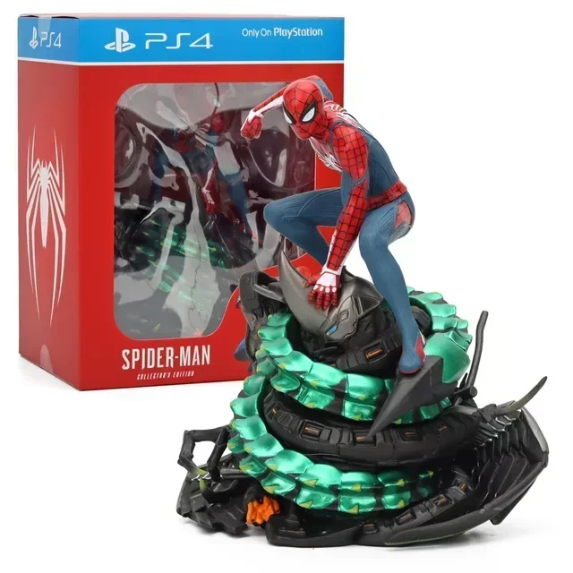 thumbnail image 1 of Figura de Spiderman de 19 cm de la edición PS4 de Hot Toys Marvel Collectible Toys, 1 of 5