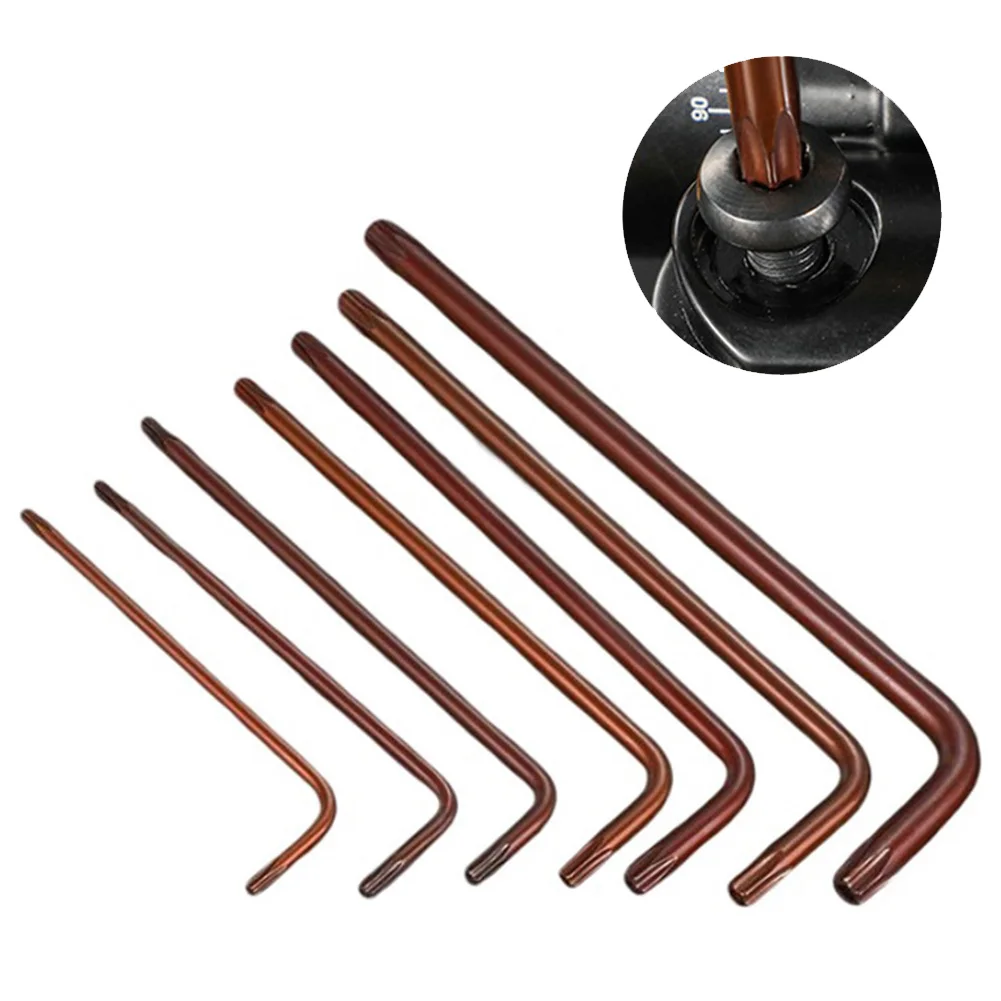 

Гаечный ключ, отвертки Torx, 7 размеров, 7 шт./комплект, двухсторонние для ремонта автомобильных машин, высококачественные отвертки, инструменты