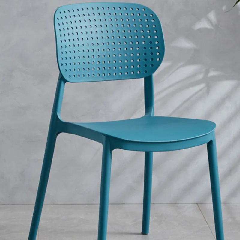 

Nordic Plastic Adult Dining Chairs Relaxing Backrest Minimalist Dining Chairs Desk Cadeira De Jantar Household Items WZ50DC
