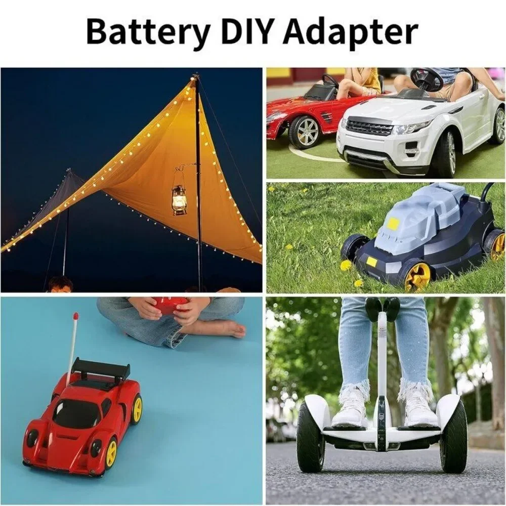 DC 20V  12V 스텝 다운 120W 전압 레귤레이터 컨버터 Dewalt 20V 리튬 이온 배터리 용 Aadpter DIY 파워 휠 인버터 벅