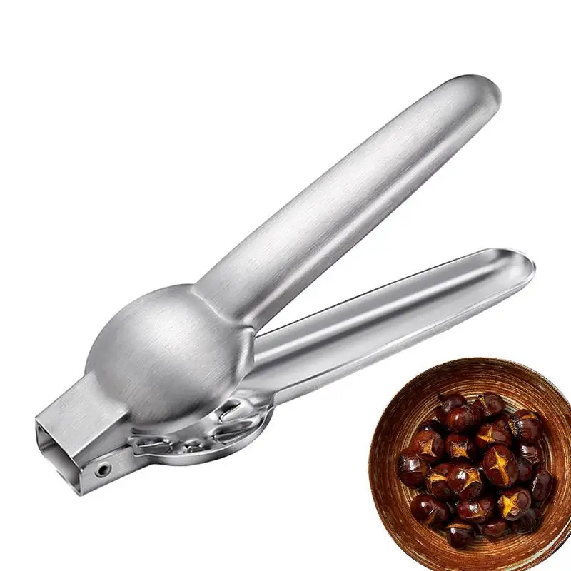 

Stainless Steel Walnut Cracker Anti Slip Chestnut Peeler Kitchen Tool For Chestnuts Ginkgo Walnuts Pecans Melon Seeds