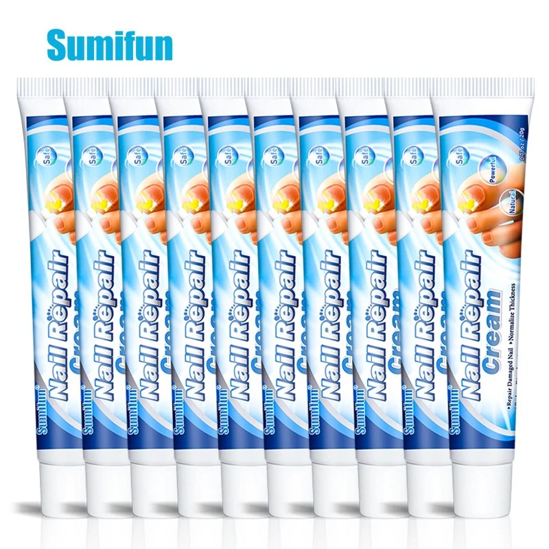 

10Pcs Sumifun Onychomycosis Treatment Cream Nail Fungus Anti-Infection Ointment Paronychia Exfoliator Foot Health Care Plaster