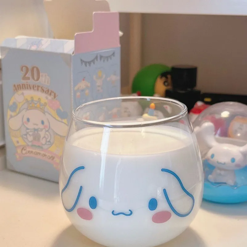 

Sanrio Cinnamoroll Хелло Китти прозрачная стеклянная чашка понравился пурин жаропрочные чашки для чая молока завтрака для ребенка девочки подарок