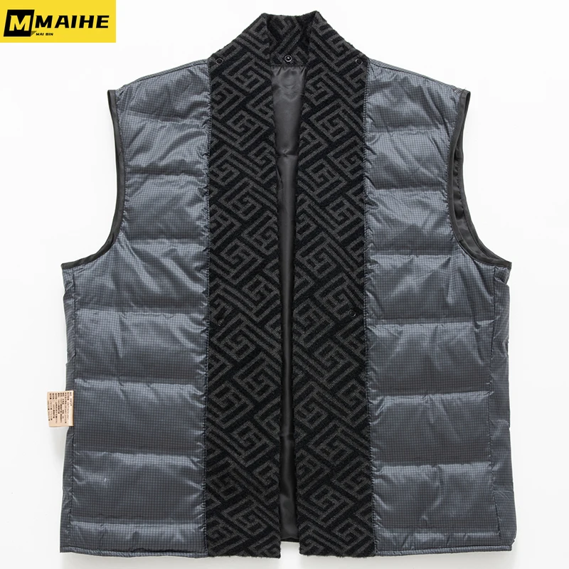 men's Winter Double-sided Wool Coat Long Warm And Removable Men's Down Jacket Vest Luxury Famous Brand Suit Collar Men's Coat