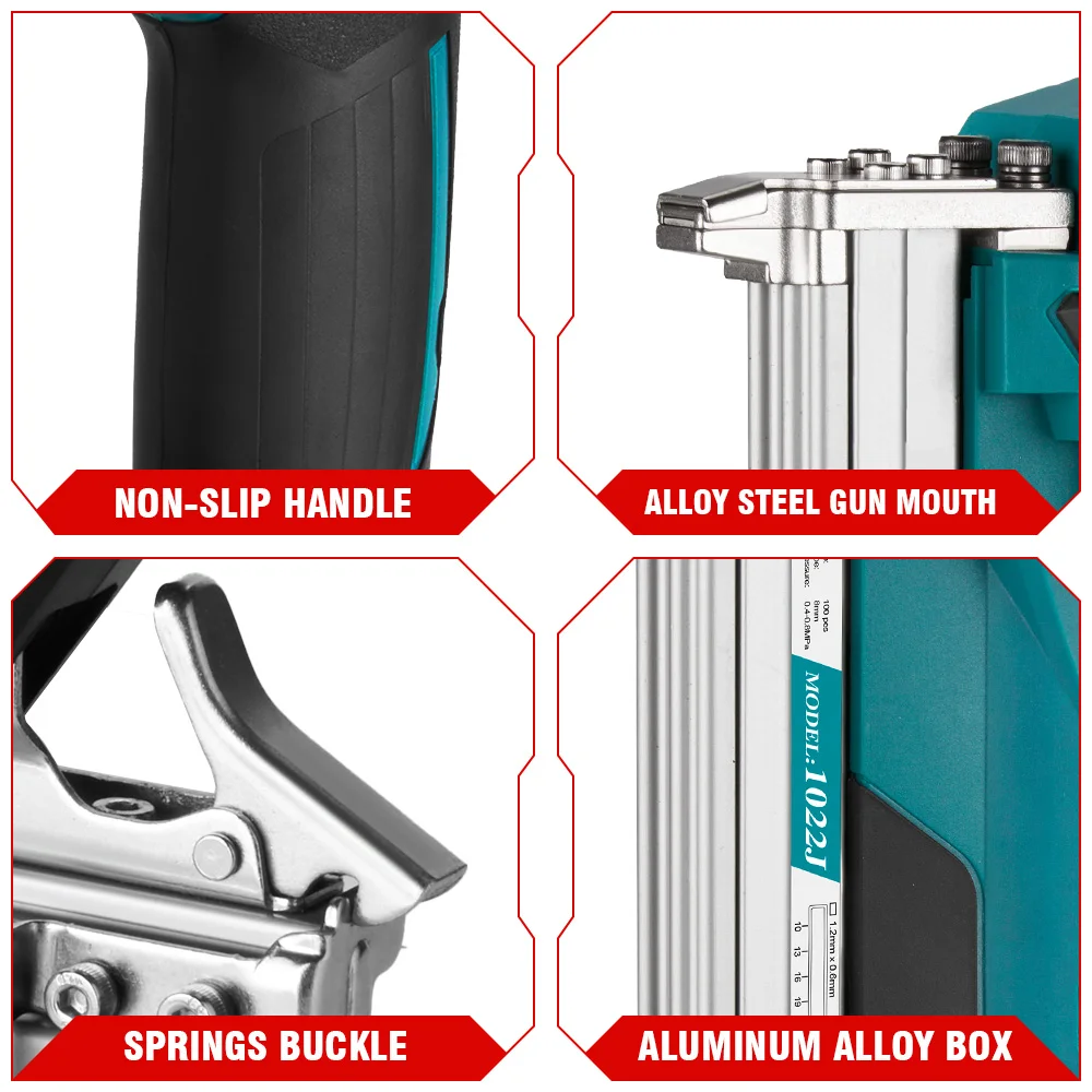 ONEVAN مسدس مسامير كهربائي، دباسة، أداة تدبيس وتأط...