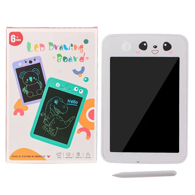 Cartoon Drawing Board LCD Handwriting Board Small Blackboard Graffiti Drawing Writing Board Children's Writing Tablet A7 1