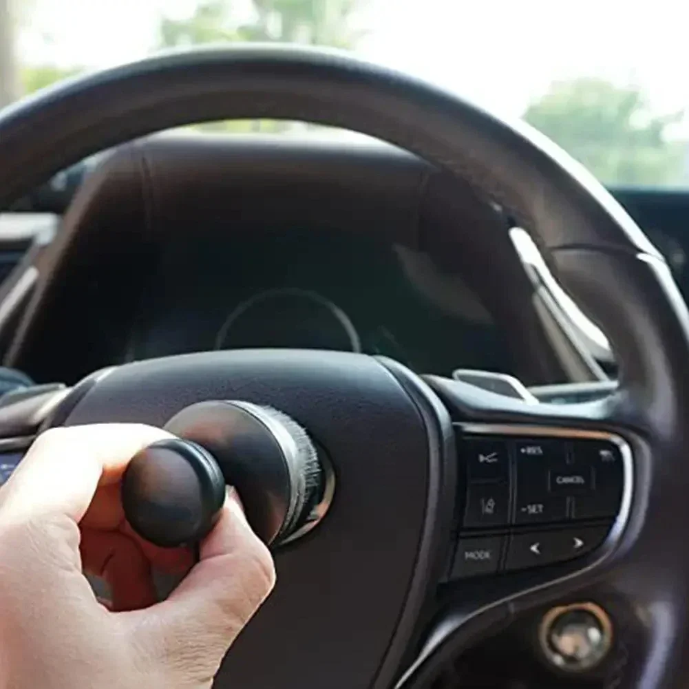 Car Tire Brush Dust Removal Artifact Brush Seal Design with Cover High Density Portable Car Brush Car Cleaning Tools Accessories 2