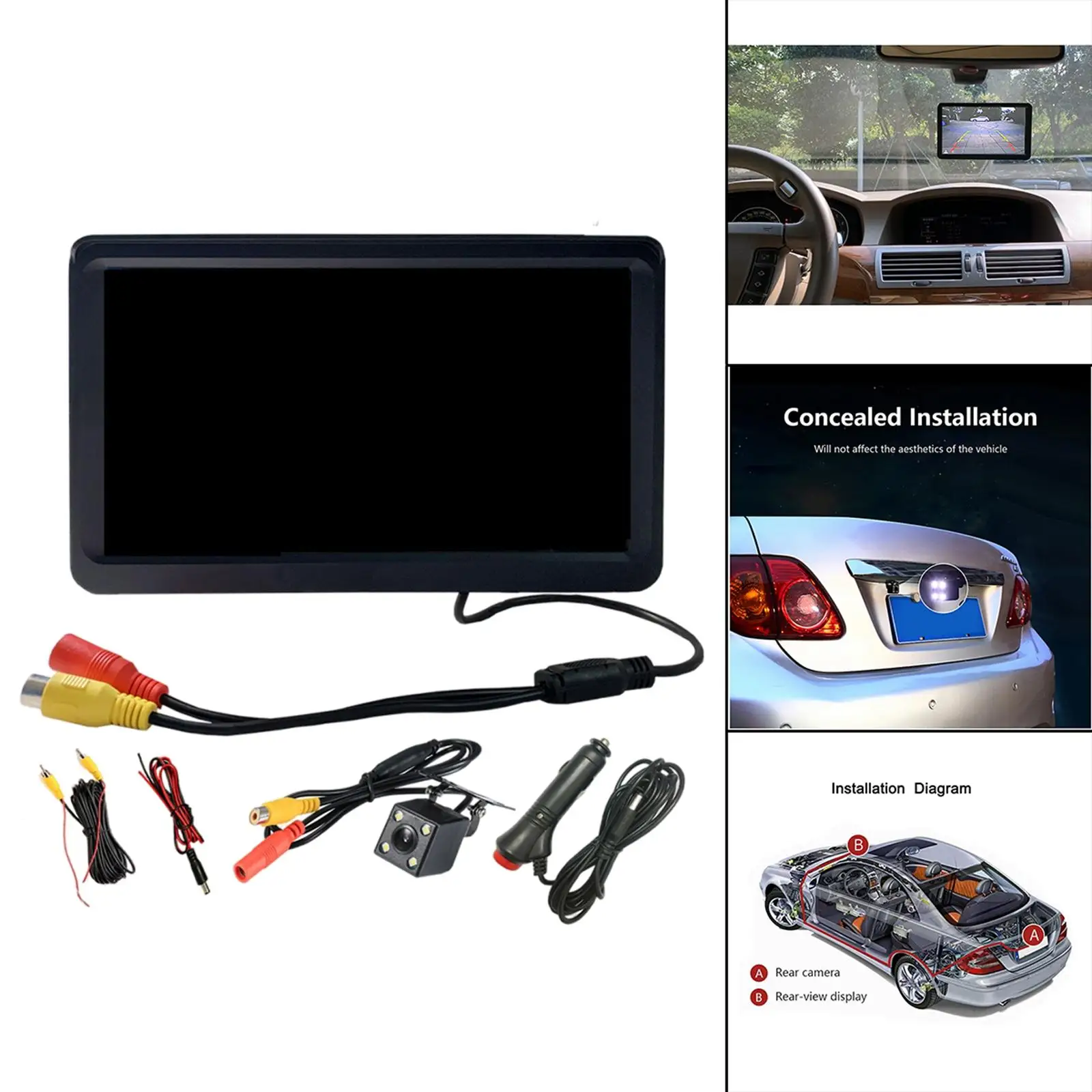 LCD Ĺ    ý,   SUV  , Ntsc PaL TV, 170  , 12V, 24V, 7 in