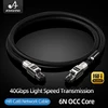 ATAUDIO CAT8 Internet Cord 40Gbps HiFi Ethernet Cable Gaming-grade Network Cable  for Laptop TV Router RJ45 2000MHz Network Cord