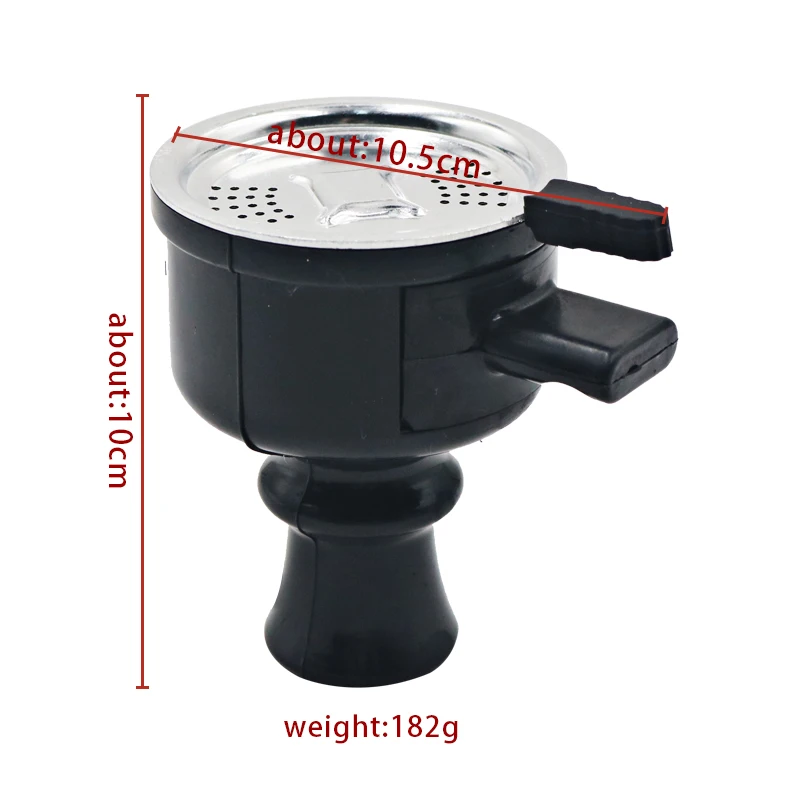 Hookah Silicone Stainless Bowl Arab Shisha Heat Management Charcoal Holder Narguile Accessories 1PC