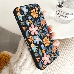 Vibrant Floral Art Shockproof Silicone Phone Case - Anti-Drop Soft Cover for OnePlus 9 Pro (Black-156)