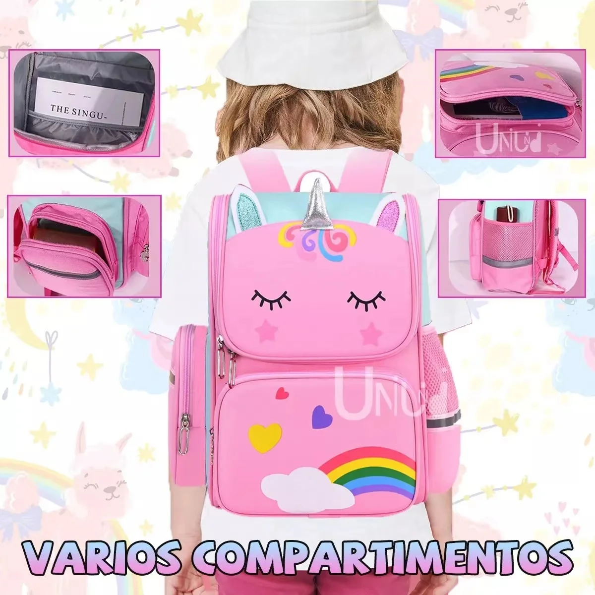 Fashion School Bag Parani Children's Space Backpack Primary and Secondary School Preschool Children  Classic Causal Designer