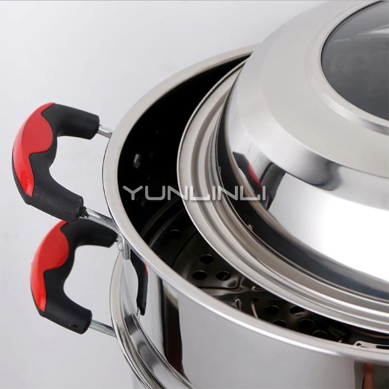 Steam Cooker Pot Household Cookware Cast Iron Electric Pot 220V 5L-6.5L Multi-function Electric Cooker 32cm Caliber 4