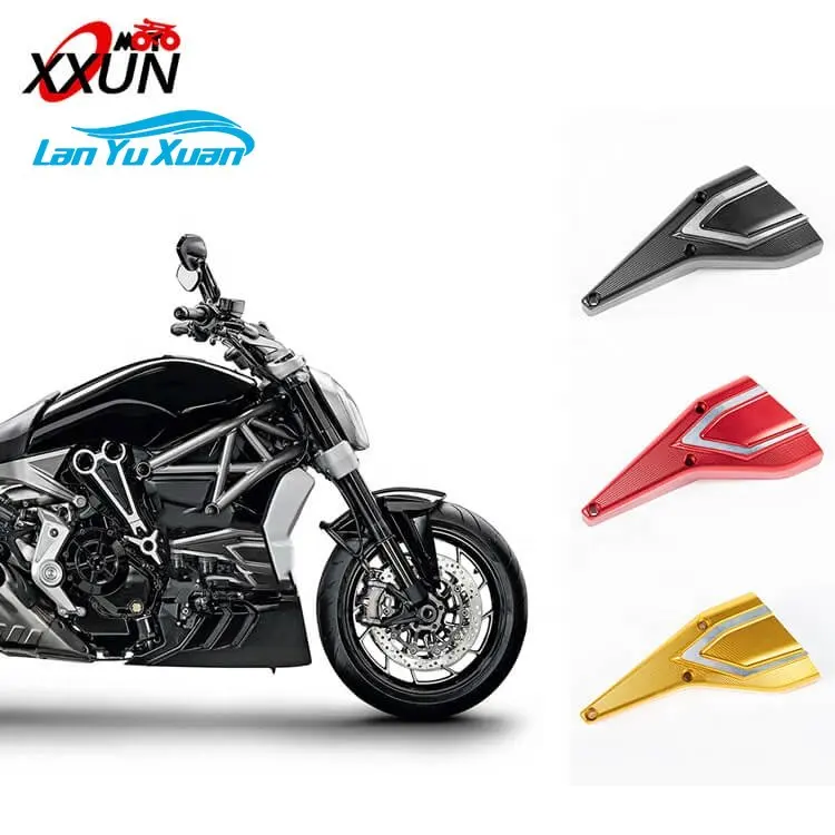 XXUN Motorcycle Aluminum Air Intake Grill for Ducati XDIAVEL XDIAVELS 2016-2023 Radiator Frame Side Cover Bracket Holder vacuum suction cup fitting bracket set heavy duty fitting set side tail air intake manipulator accessories