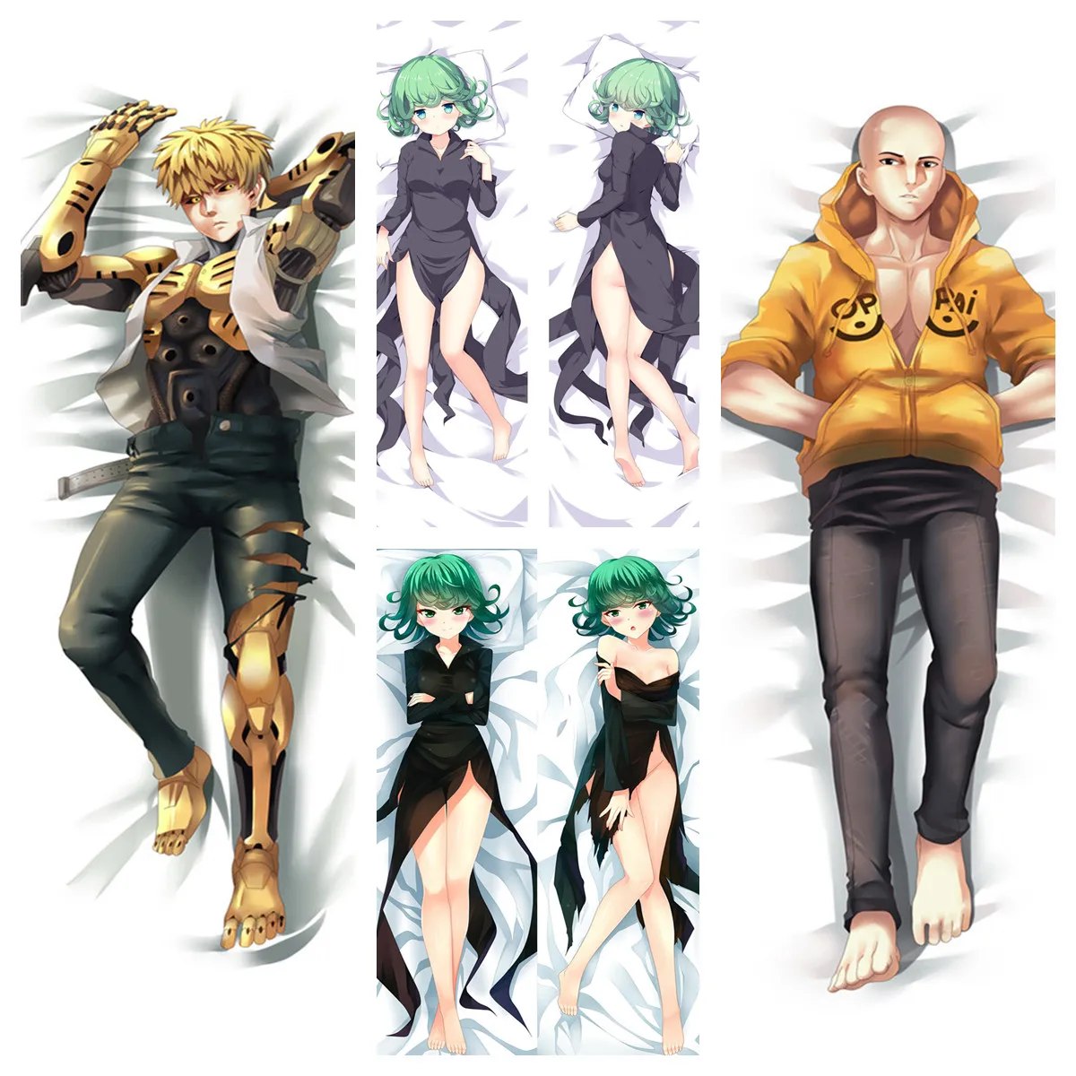 ONE PUNCH-MAN Anime Dakimakura Saitama Tatsumaki Pillowcase DIY Custom Decorative Cosplay Cushions Hugging Body Pillow Cover