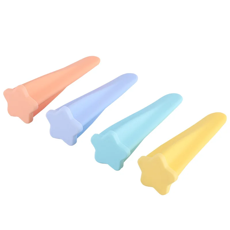 One-click deicing press creative children's popsicle ice mold food-grade household ice plaid cream popsicle mold
