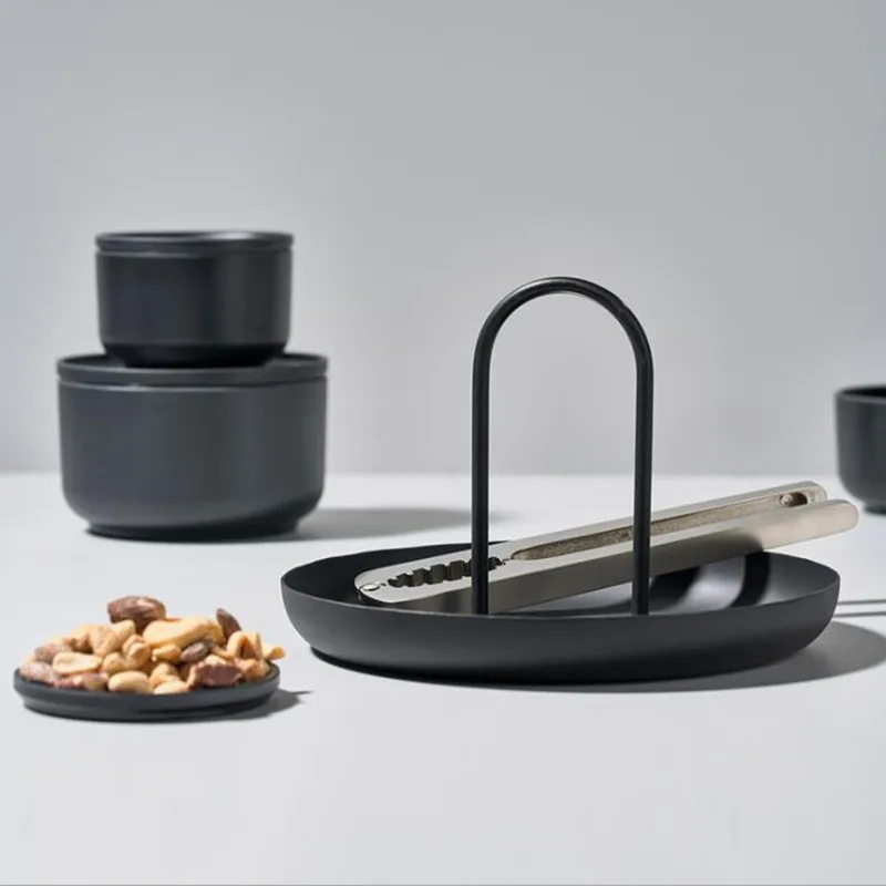Storage Tray Kitchen Tray Jewelry Storage Tray Sofa Tray Table Plastic Nordic White Round Jewelry Tray Living Room Decoration Kitchen Table Meal Ring Trays Storage Sofa Tray With Handle Decor