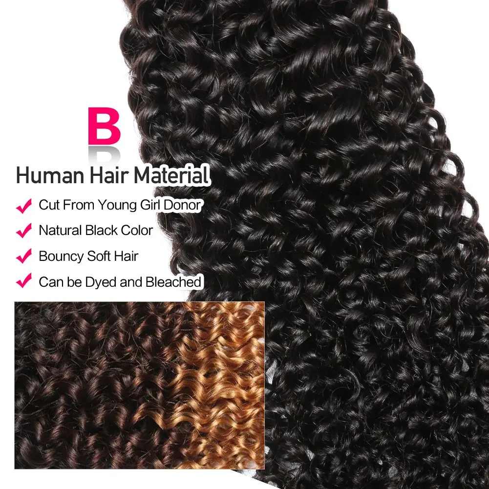 10A Small Spirals Curly Bundles Brazilian Unprocessed Kinky Curly Human Hair Pixie Deep Curls Weave Virgin Hair Extension 3B 3C 4
