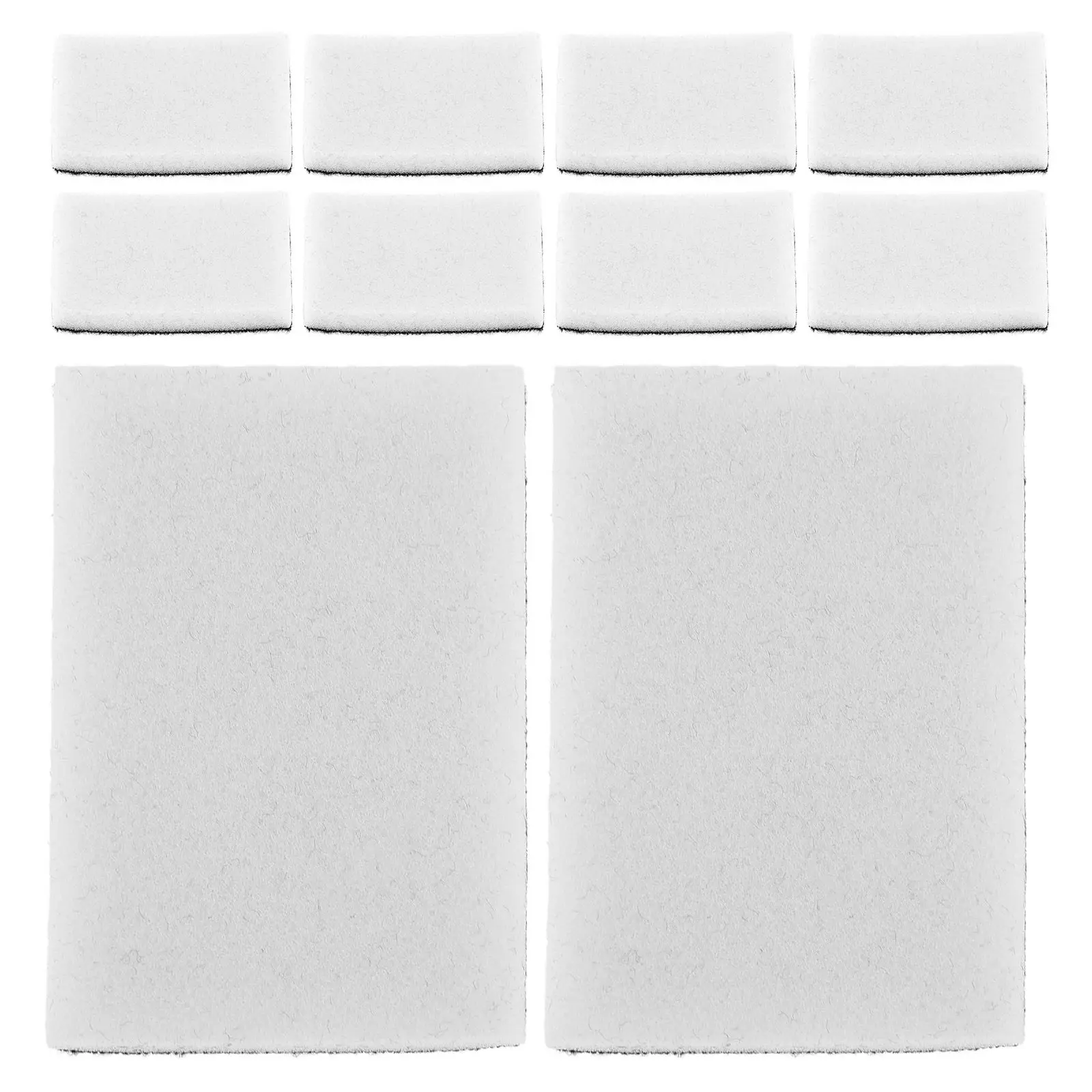 10Pcs 미니 잉크 블렌딩 도구 폼 패드 스크랩북 스탬핑 카드 만들기 공예 용품에 대한 흰색 사각형 교체 소프트 스폰지