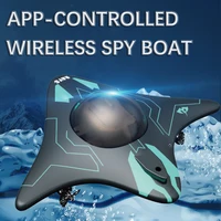 Rc Boat with Underwater Camera Kids Toy Mini Mobile Control Submarine Wifi Six-Way Real Time Image App-Controlled Boats Hd Video 1