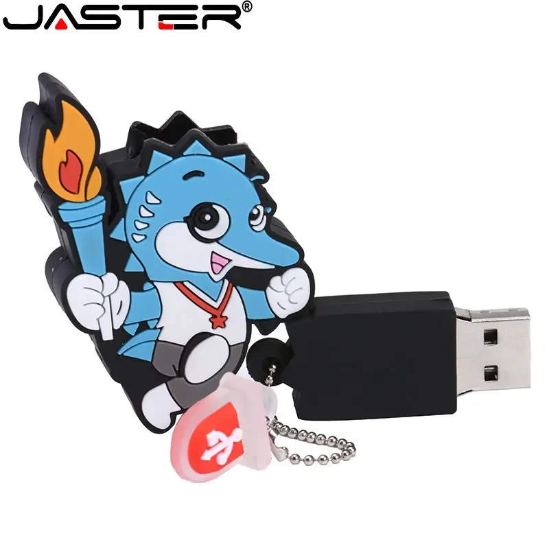 JASTER Cartoon lovely USB 2.0 Flash Drive 100% Real Capacity 32GB 64GB 128GB Creativity Pen Drives Student Gifts Memory Stick