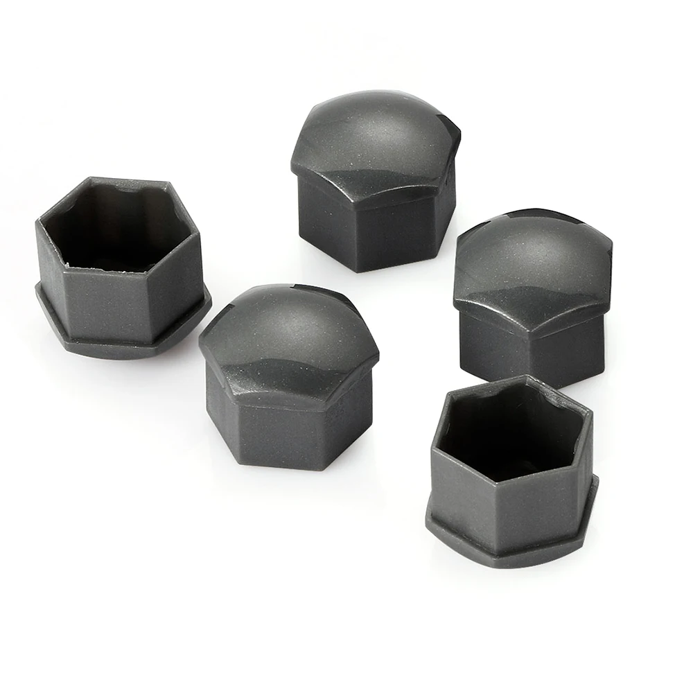 20-Piece Universal 17mm Plastic Car Wheel Nut Covers