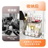 Acrylic bathroom non porous storage rack,bathroom kitchen storage rack,cosmetics and skincare wall mounted storage box rack 4