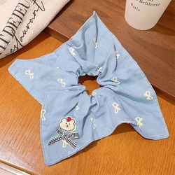 Charming Square Scrunchie for Girls - Sweet Elastic Hair Band and Lovely Hair Accessory (8)