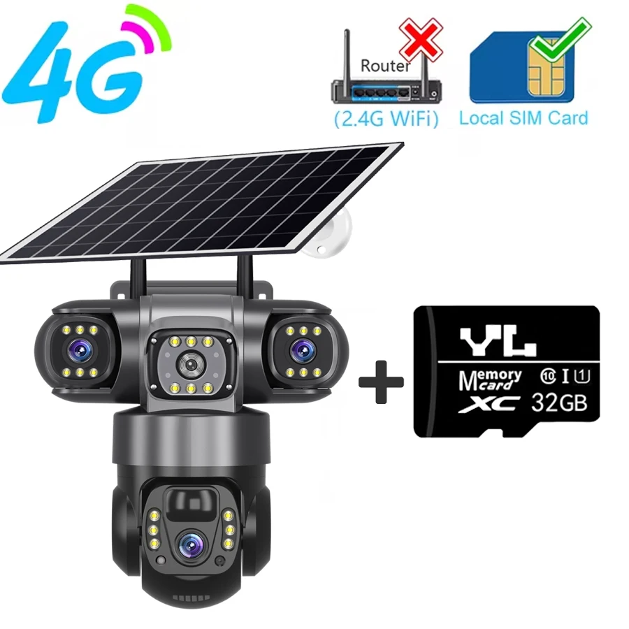 4G Camera 32G Card